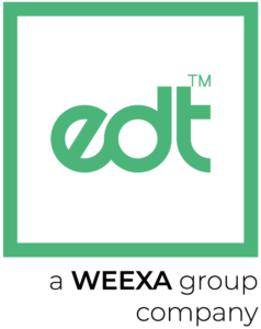 Logo EDT a Weexa group company