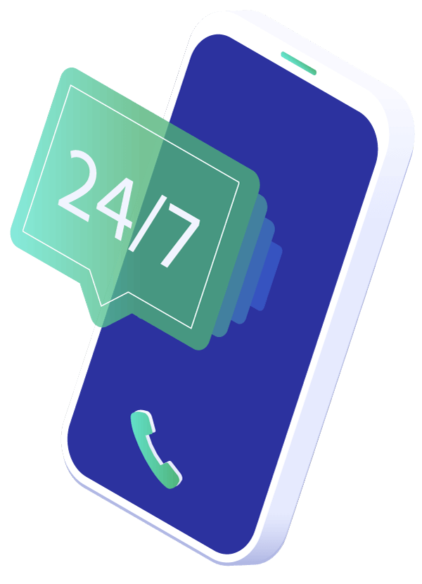 Téléphone support 24/7